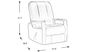 Heston Brown Leather Swivel Recliner - Rooms To Go