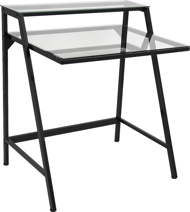 Hewatt Black Desk - Thumbnail - Image 1