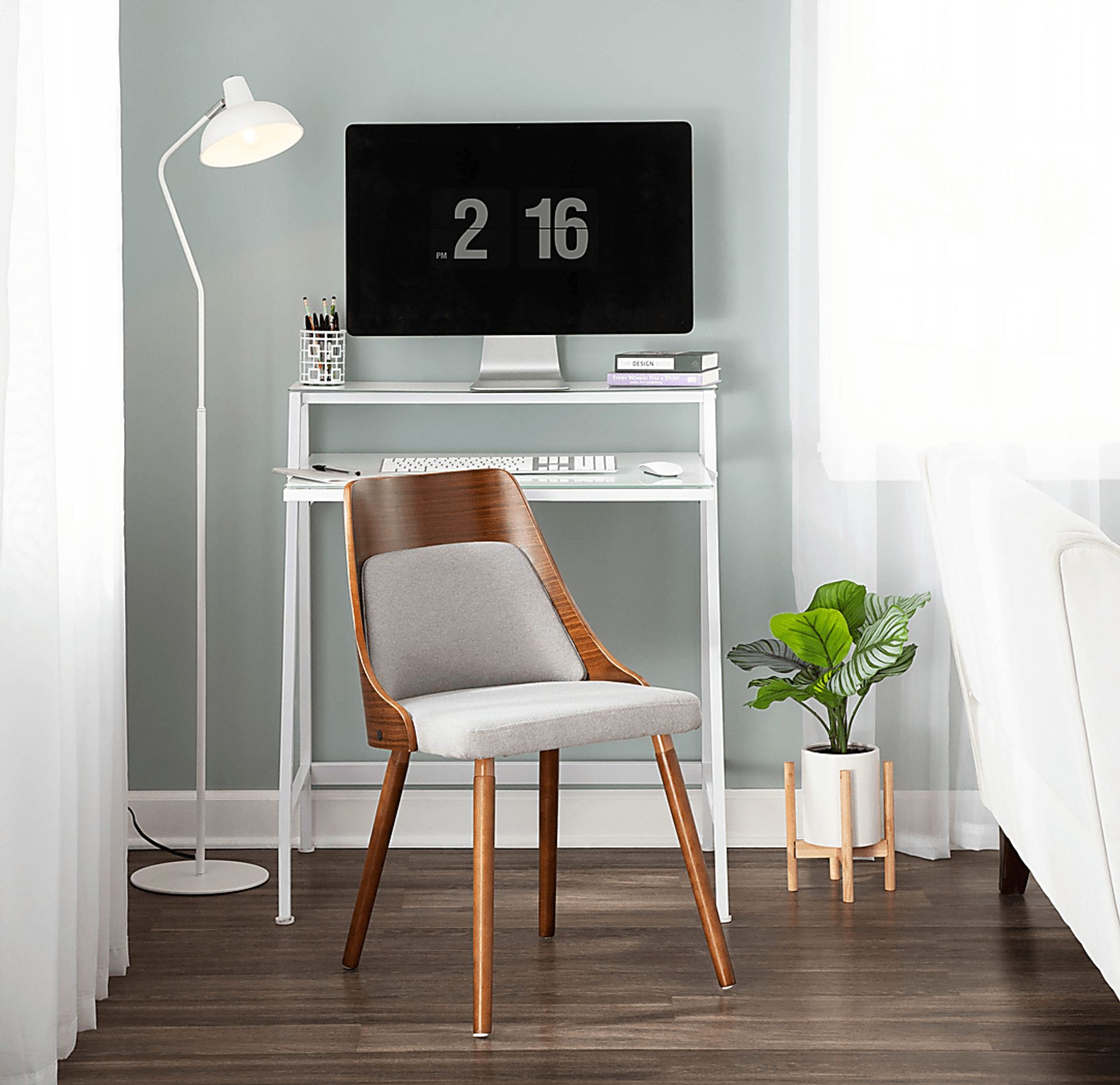 Hewatt White Desk - Image 6