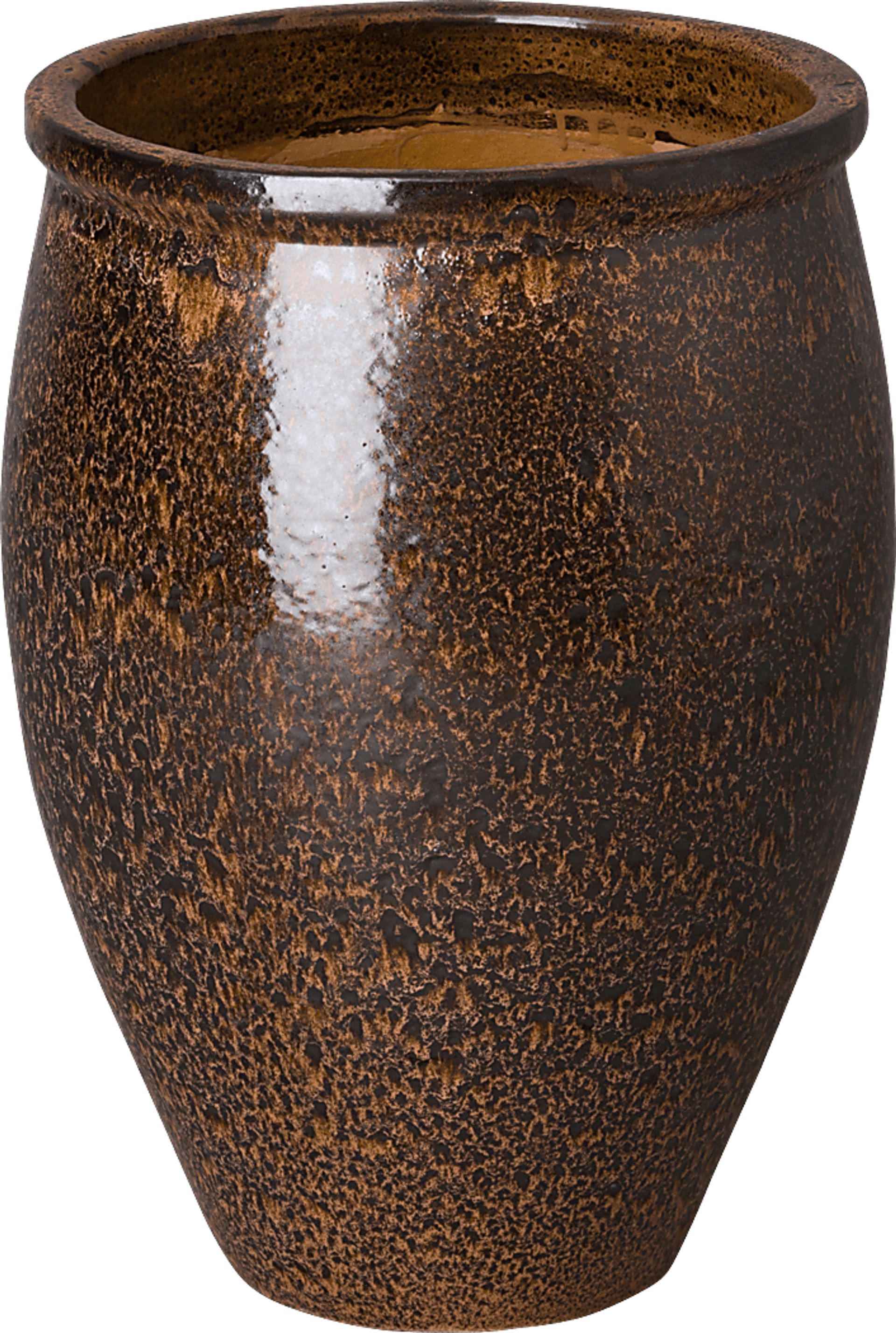 Hewberry Brown Medium Planter - Image 1