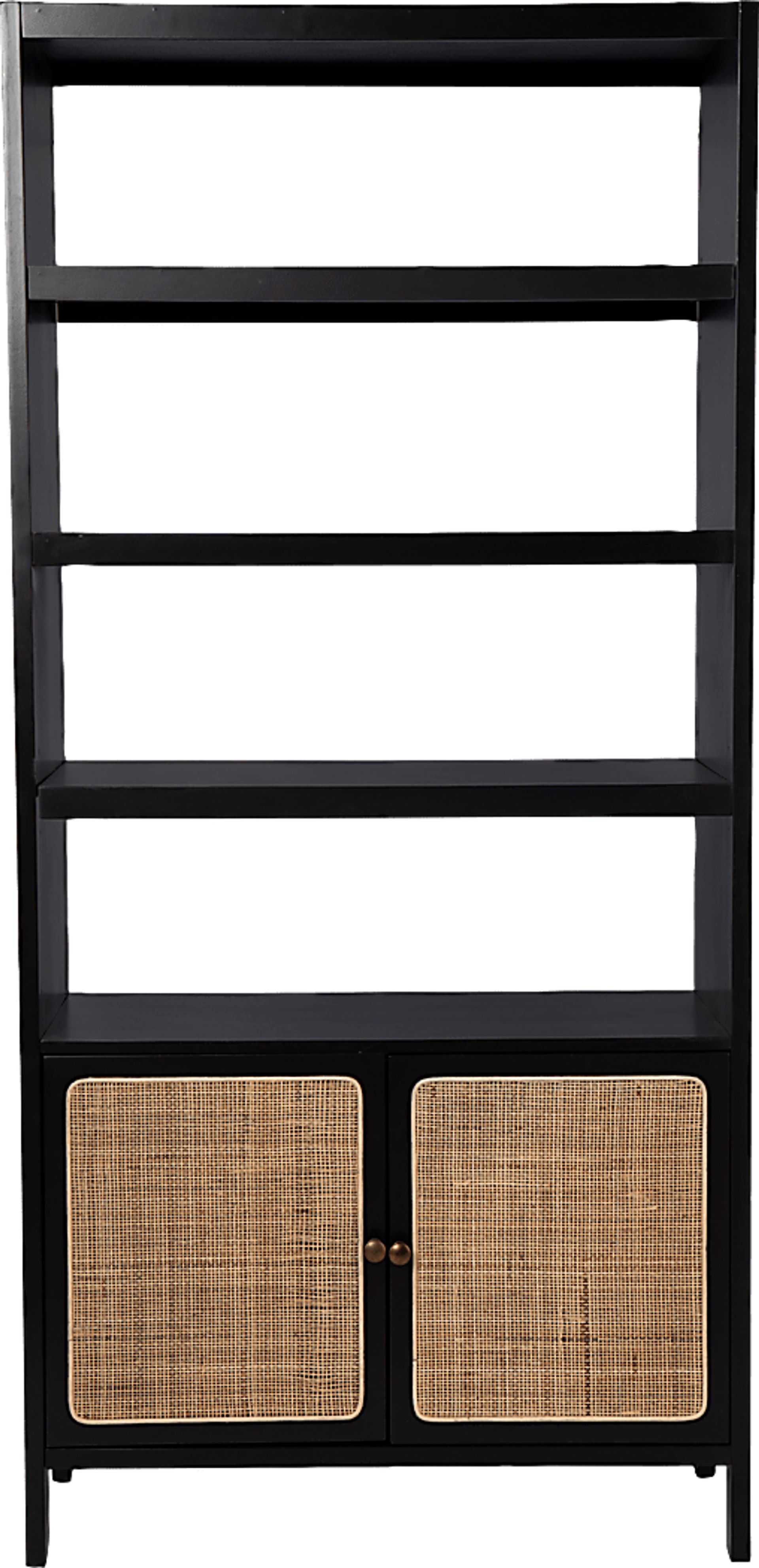 Hewers Black Bookcase - Image 2