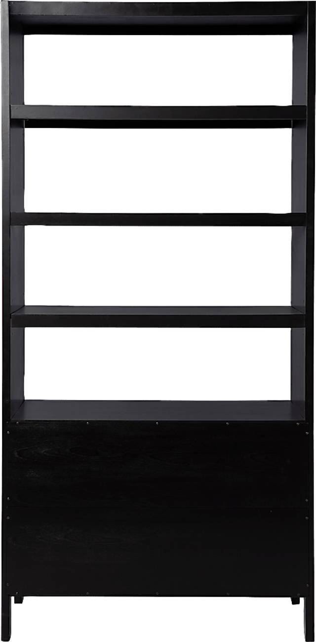 Hewers Black Bookcase - Thumbnail - Image 4