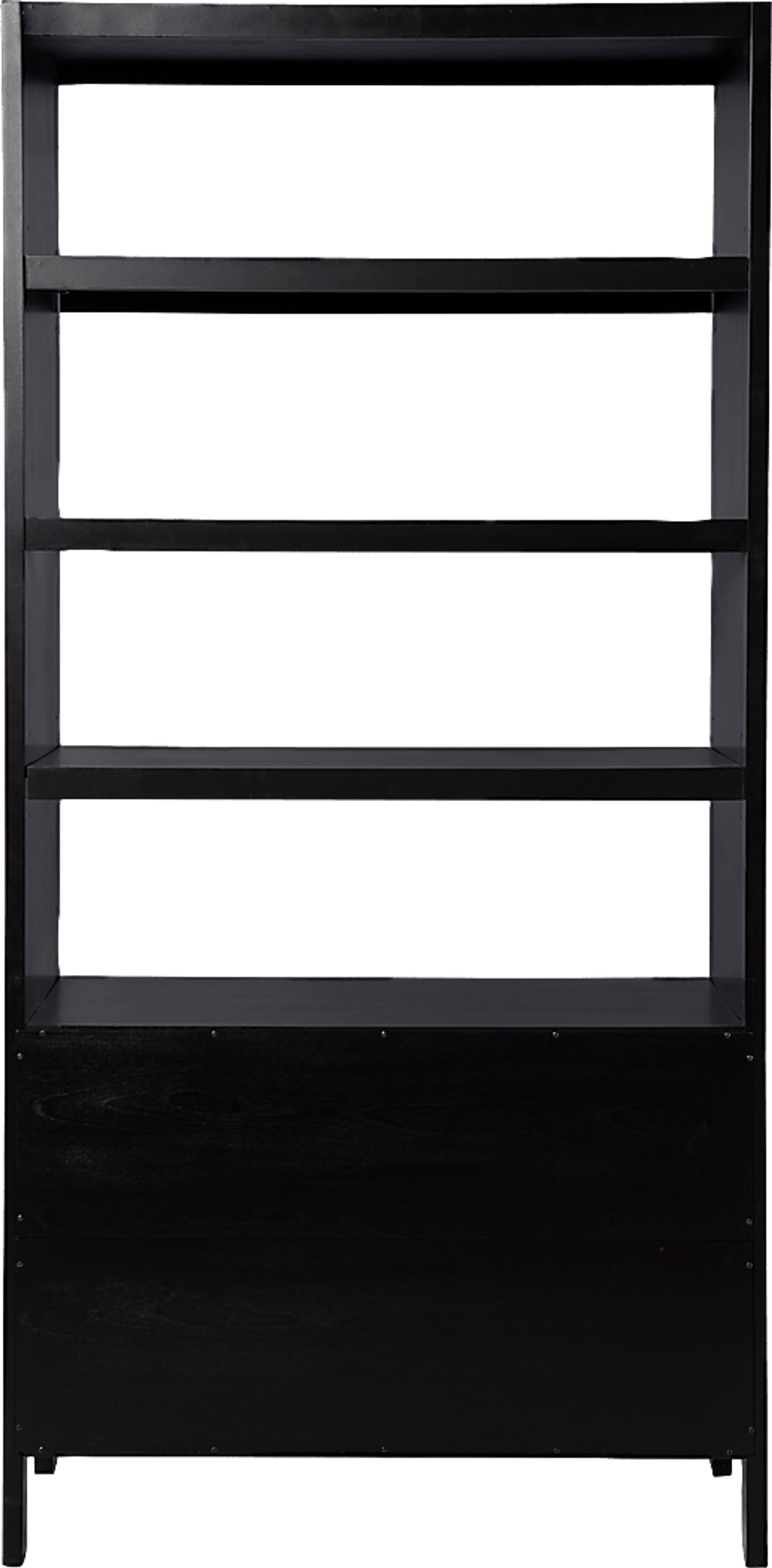 Hewers Black Bookcase - Image 4