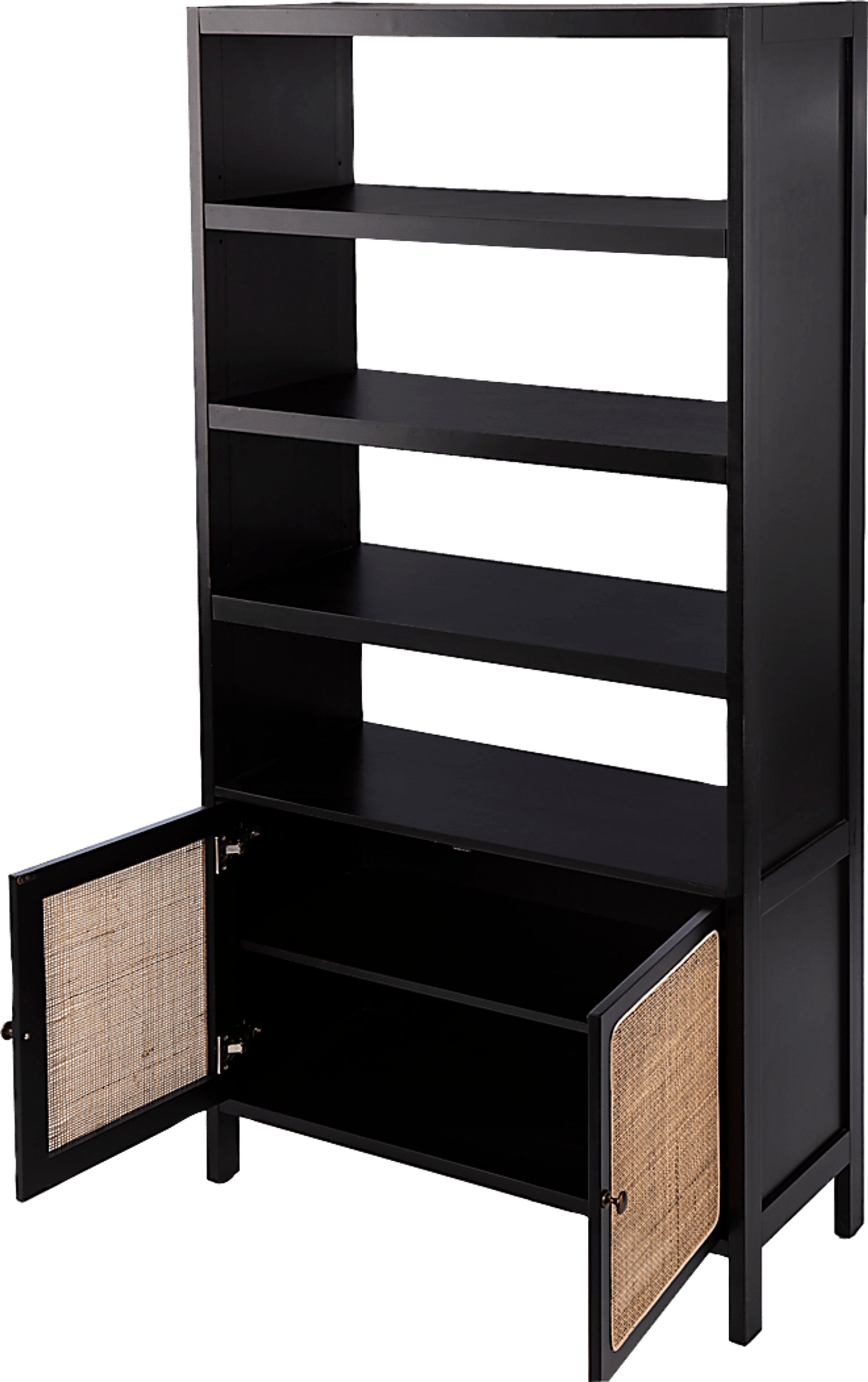 Hewers Black Bookcase - Image 5
