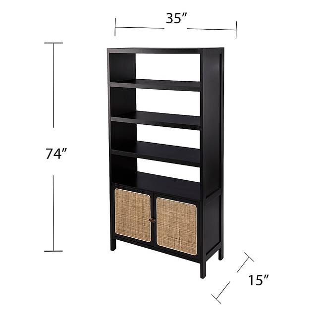 Hewers Black Bookcase - Thumbnail - Image 9