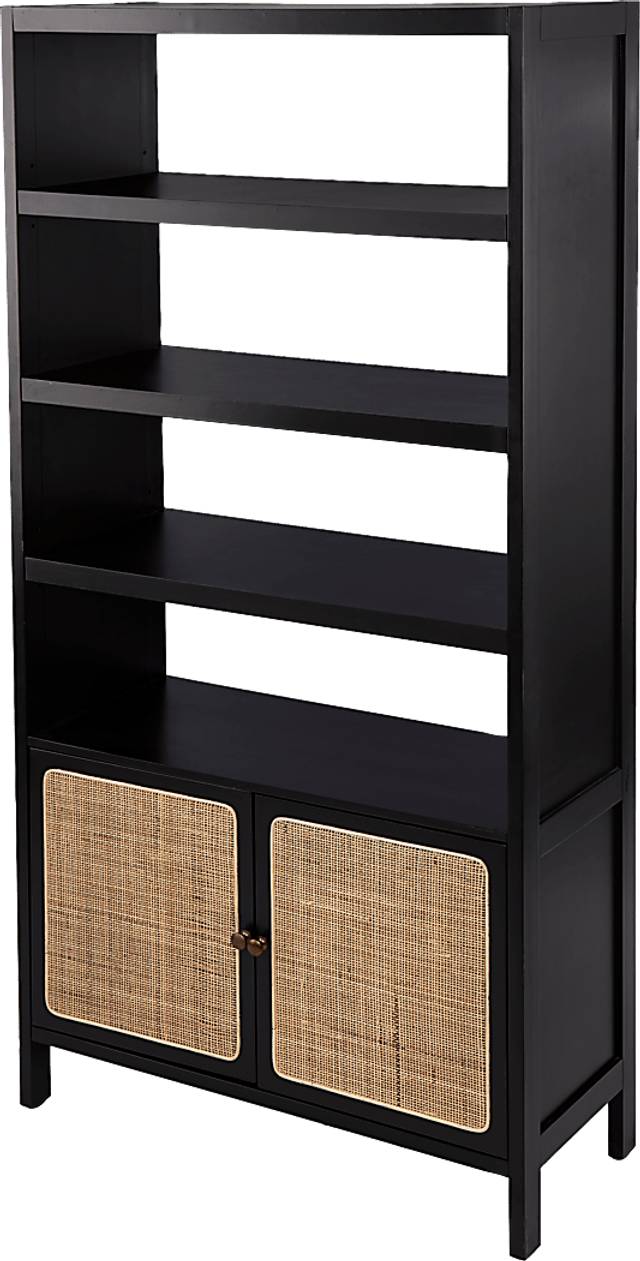 Hewers Black Bookcase - Thumbnail - Image 1