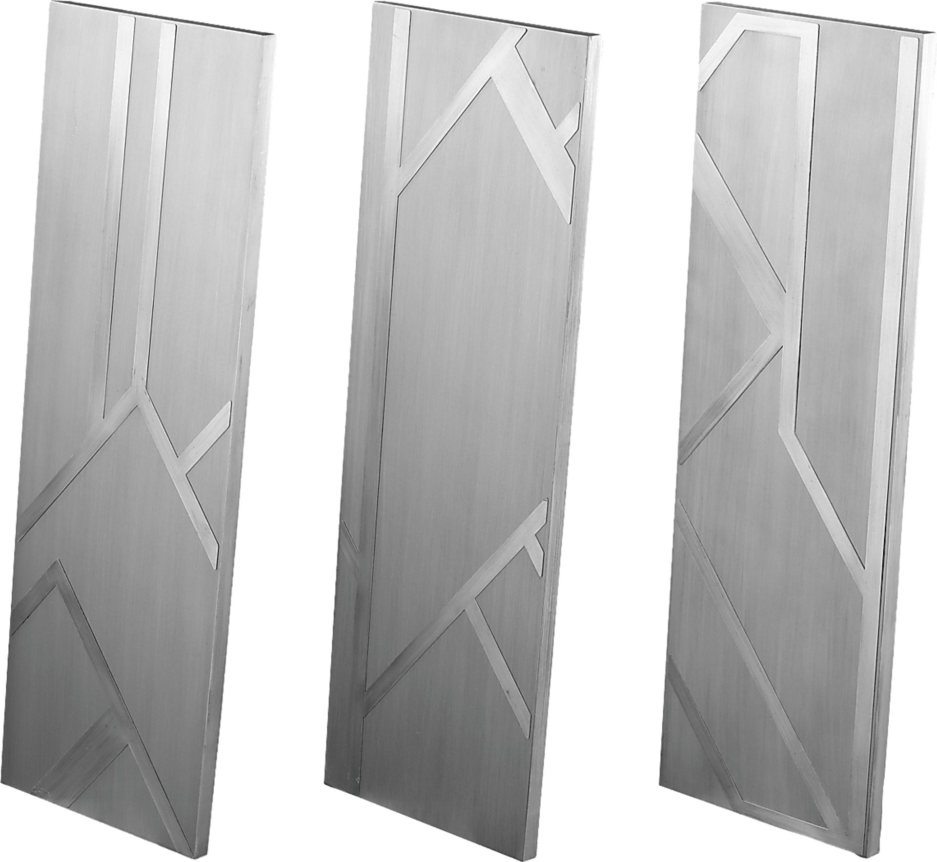 Hewwood Silver Wall Art, Set of 3 - Image 2