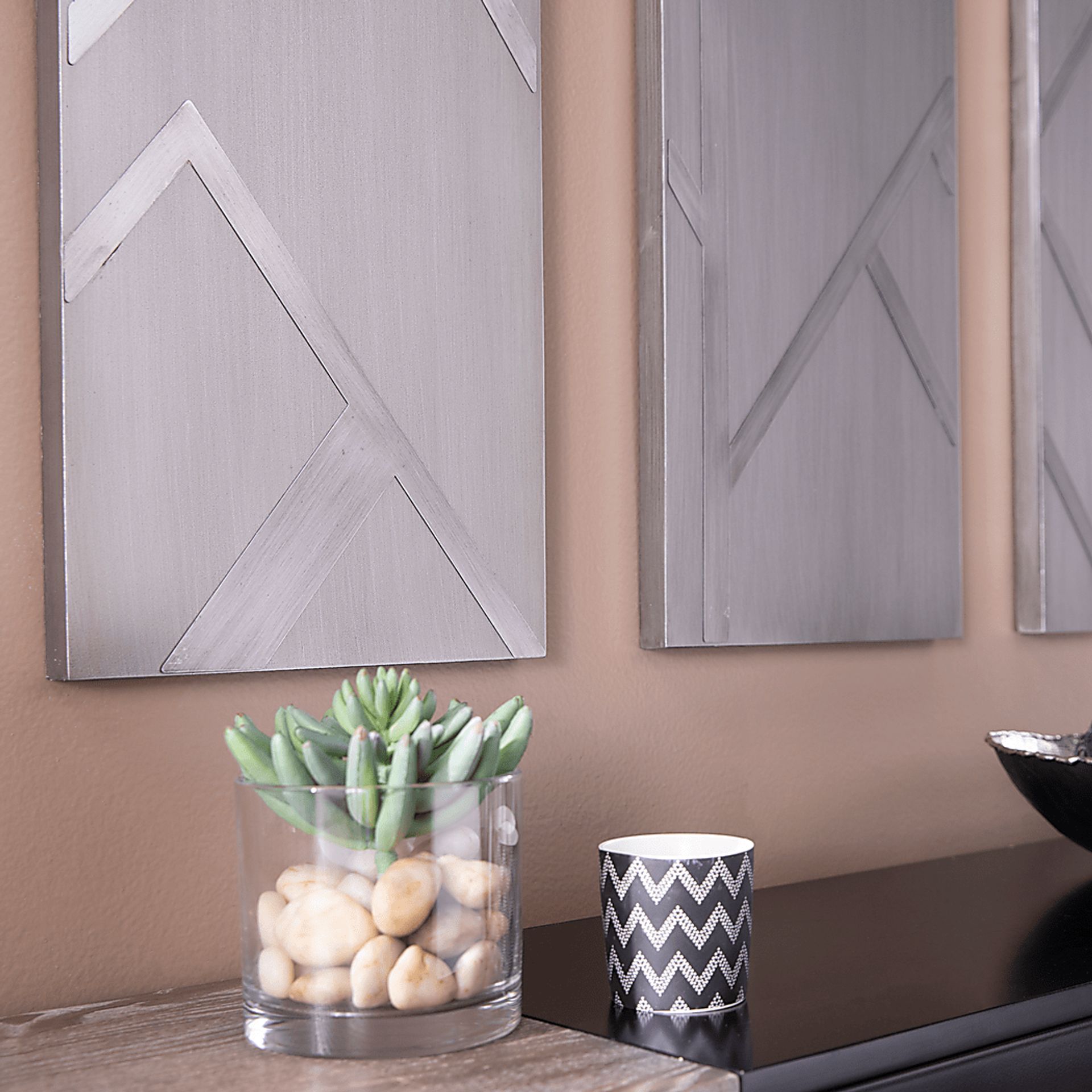 Hewwood Silver Wall Art, Set of 3 - Image 4