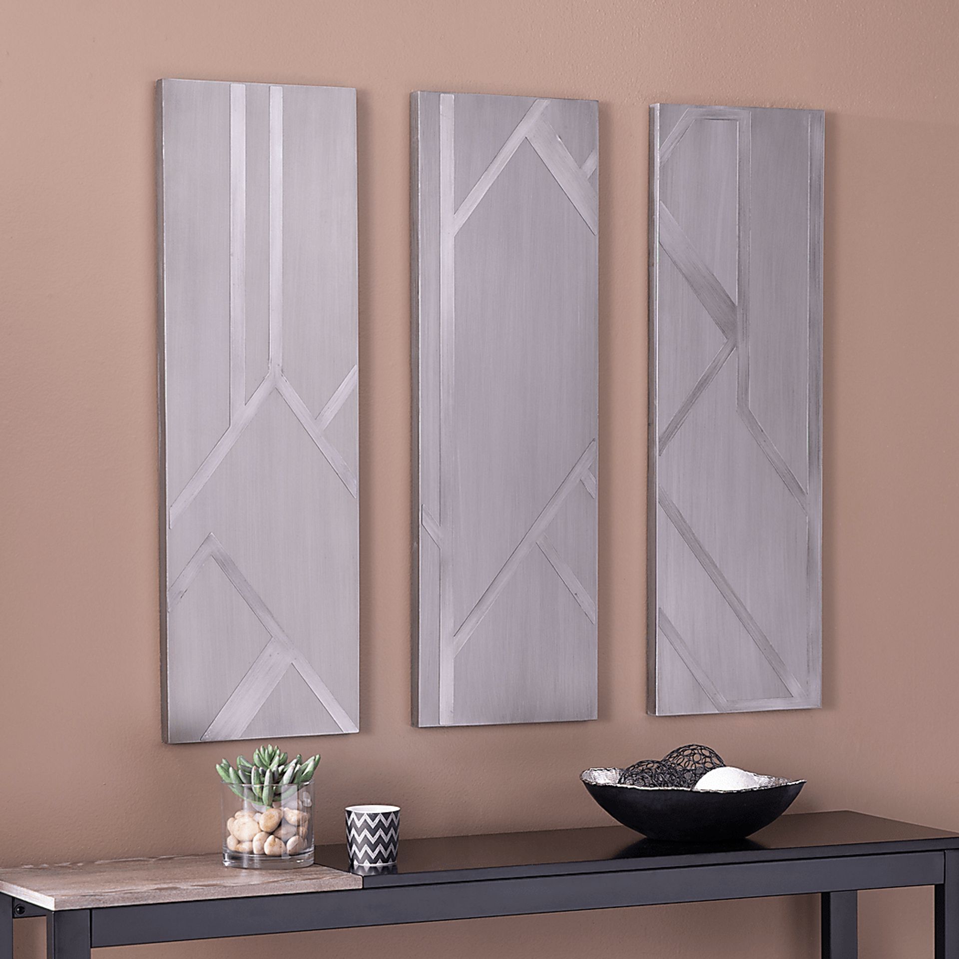 Hewwood Silver Wall Art, Set of 3 - Image 5