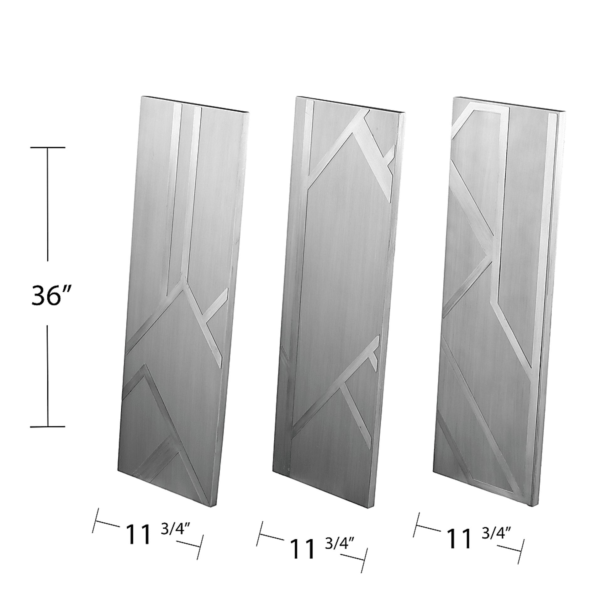 Hewwood Silver Wall Art, Set of 3 - Image 6
