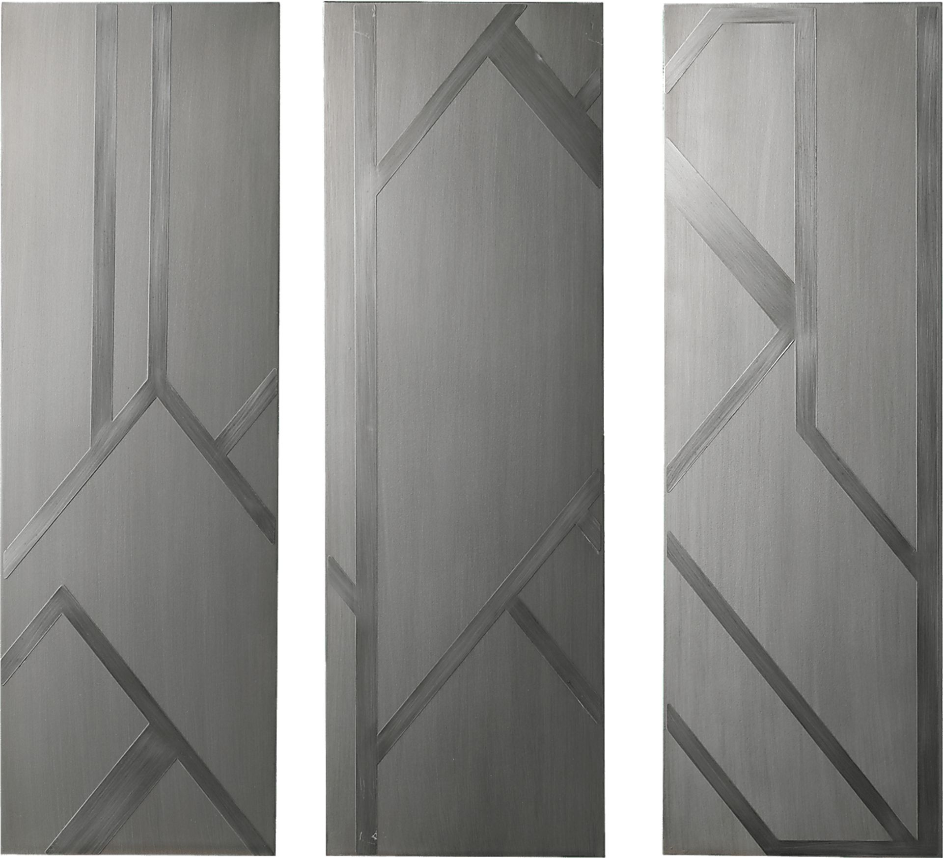 Hewwood Silver Wall Art, Set of 3 - Image 1
