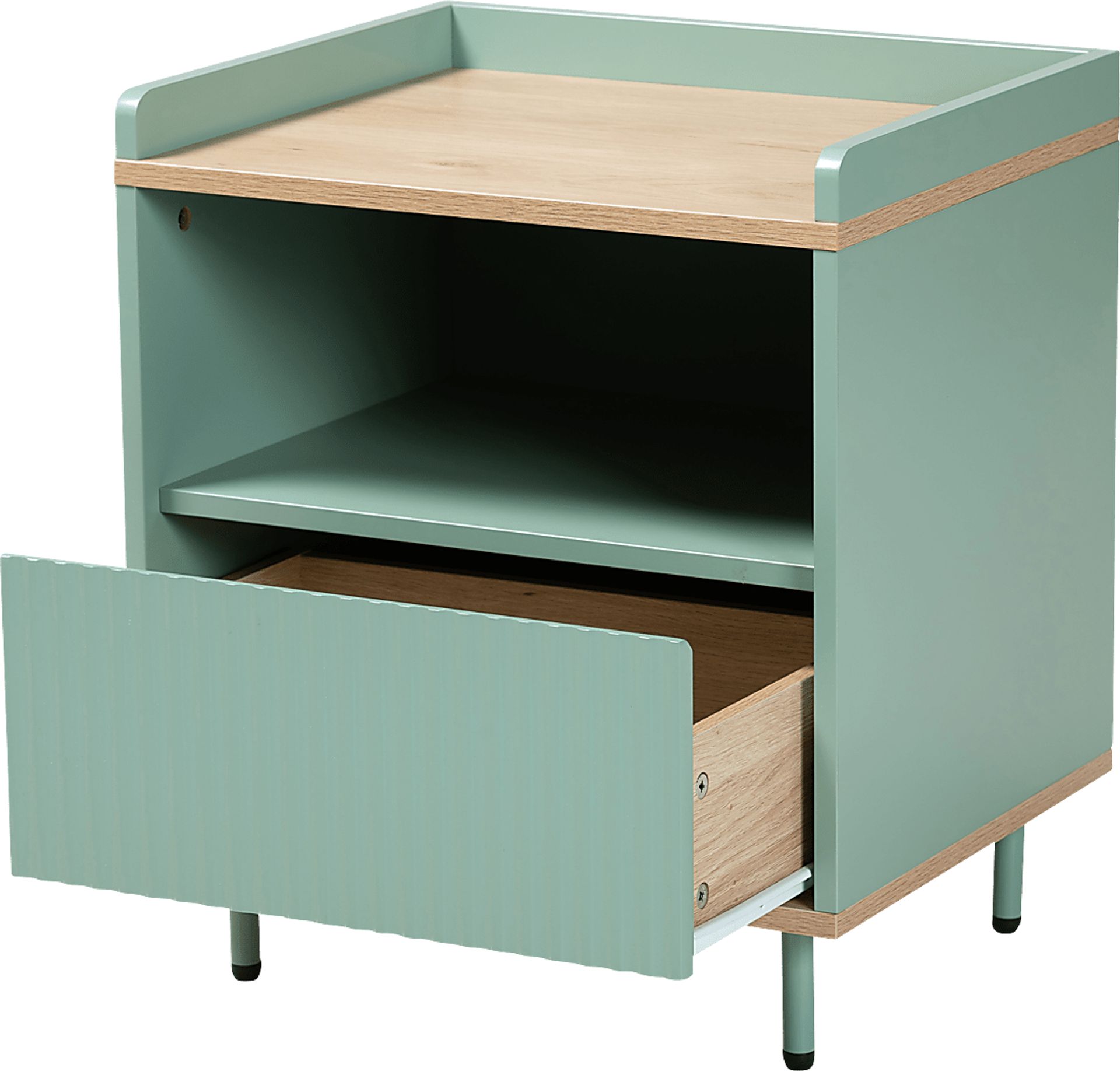 Heyden Mint Green Nightstand - Image 4
