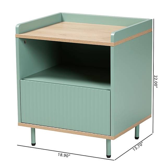 Heyden Mint Green Nightstand - Thumbnail - Image 10