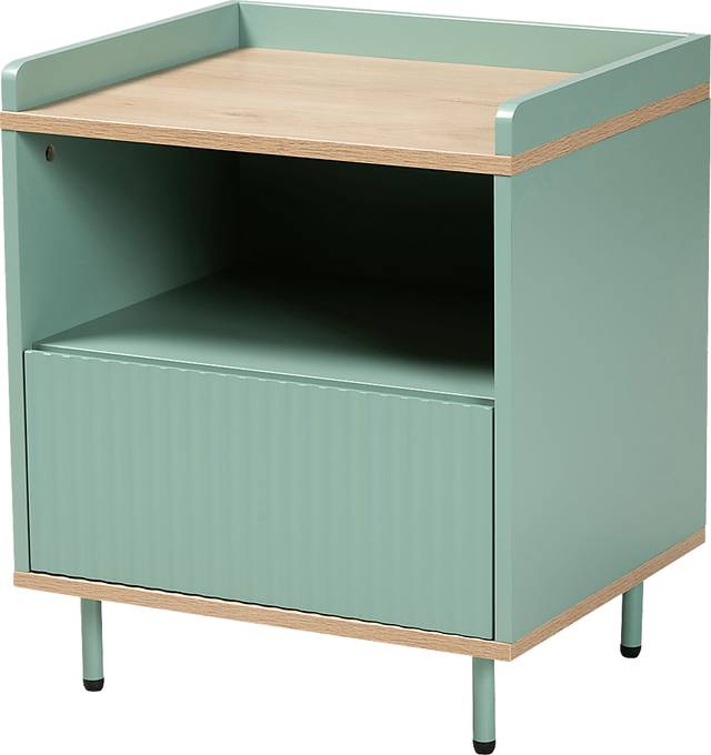 Heyden Mint Green Nightstand - Thumbnail - Image 1