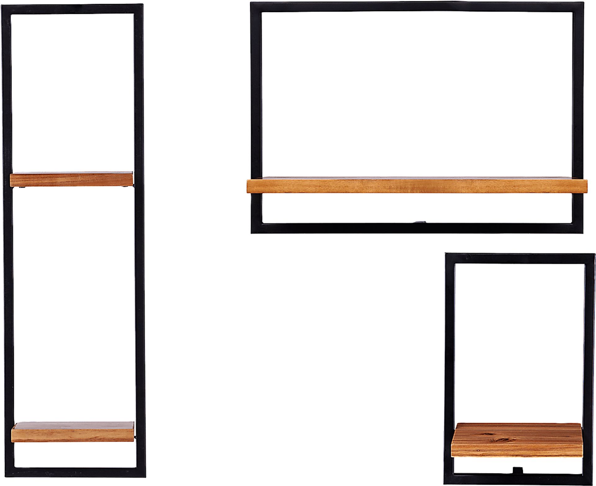 Hezlyn Brown Wall Shelf - Image 2