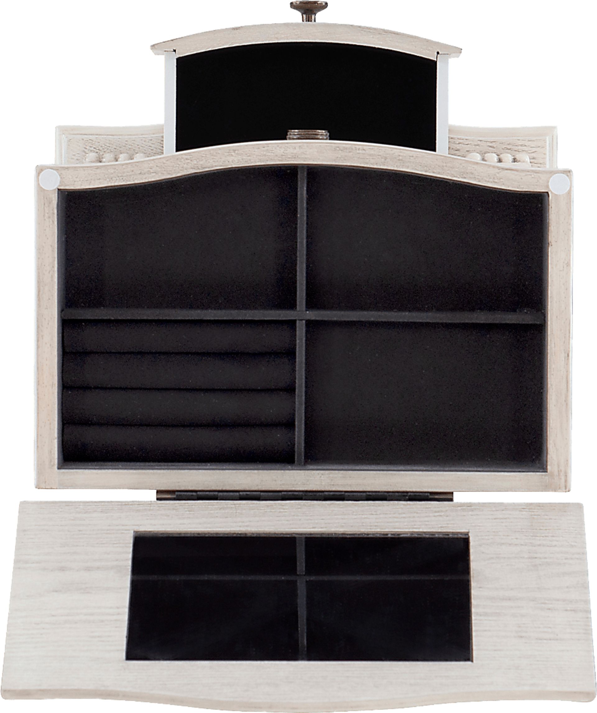 Hiatt Off White Jewelry Armoire - Image 11