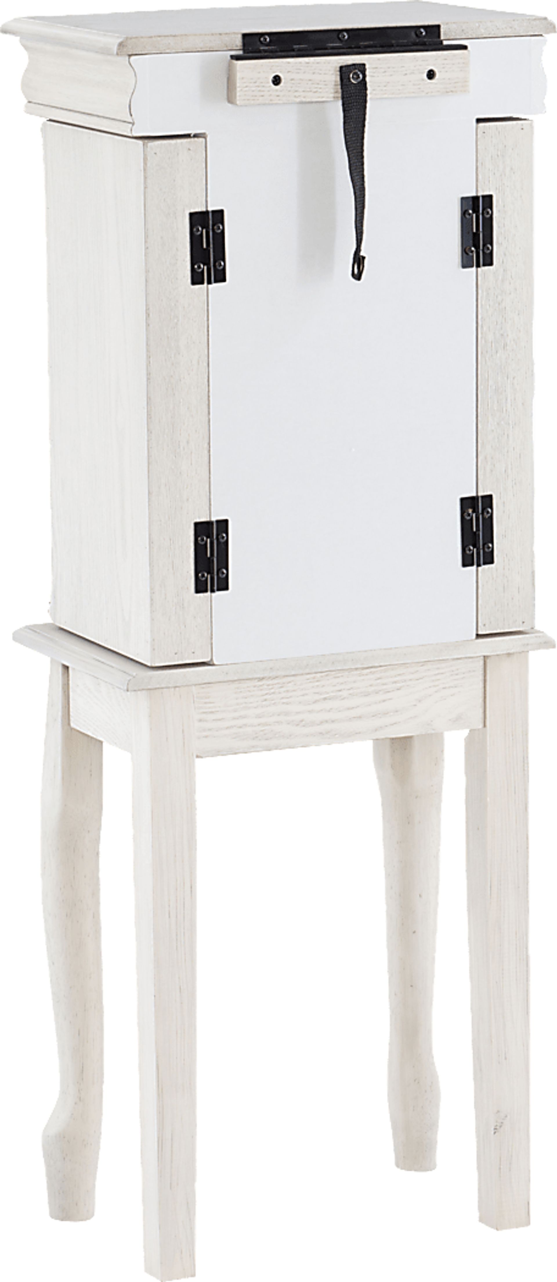 Hiatt Off White Jewelry Armoire - Image 6