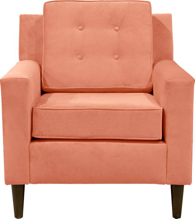 Hiawata Papaya Accent Chair - Thumbnail - Image 2