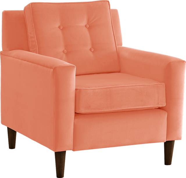 Hiawata Papaya Accent Chair - Thumbnail - Image 1