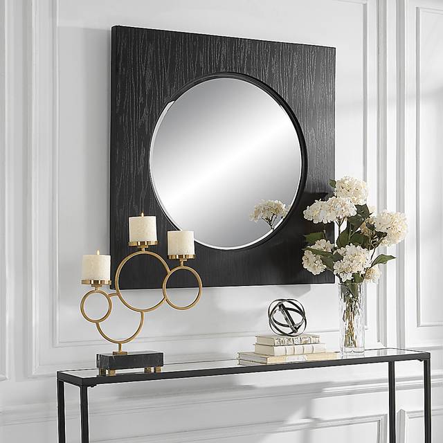Hiawatha Black Wall Mirror - Thumbnail - Image 3