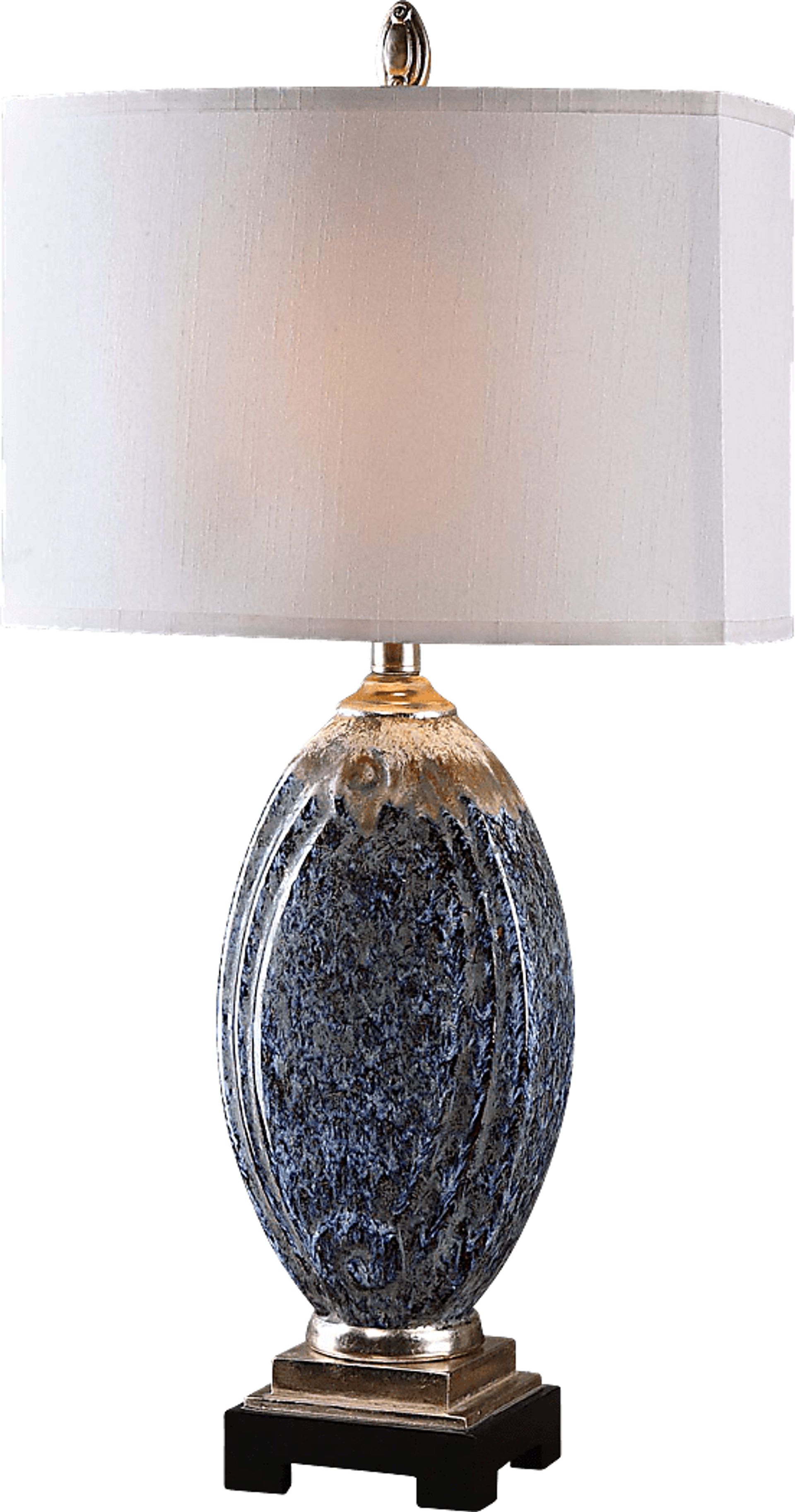 Hickory Tree Blue Lamp - Image 1
