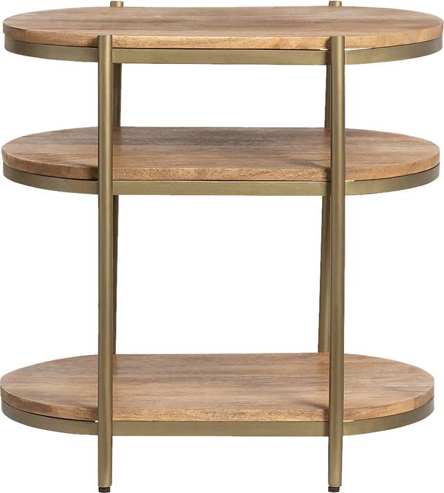 Hidatas Brown End Table - Thumbnail - Image 1