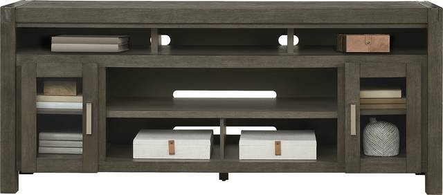 Hidden Springs II Gray 80 in. Console - Thumbnail - Image 2