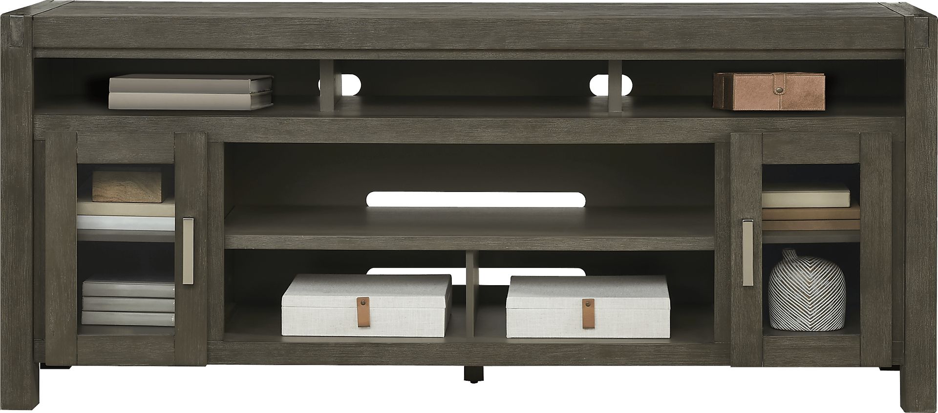Hidden Springs II Gray 80 in. Console - Image 2
