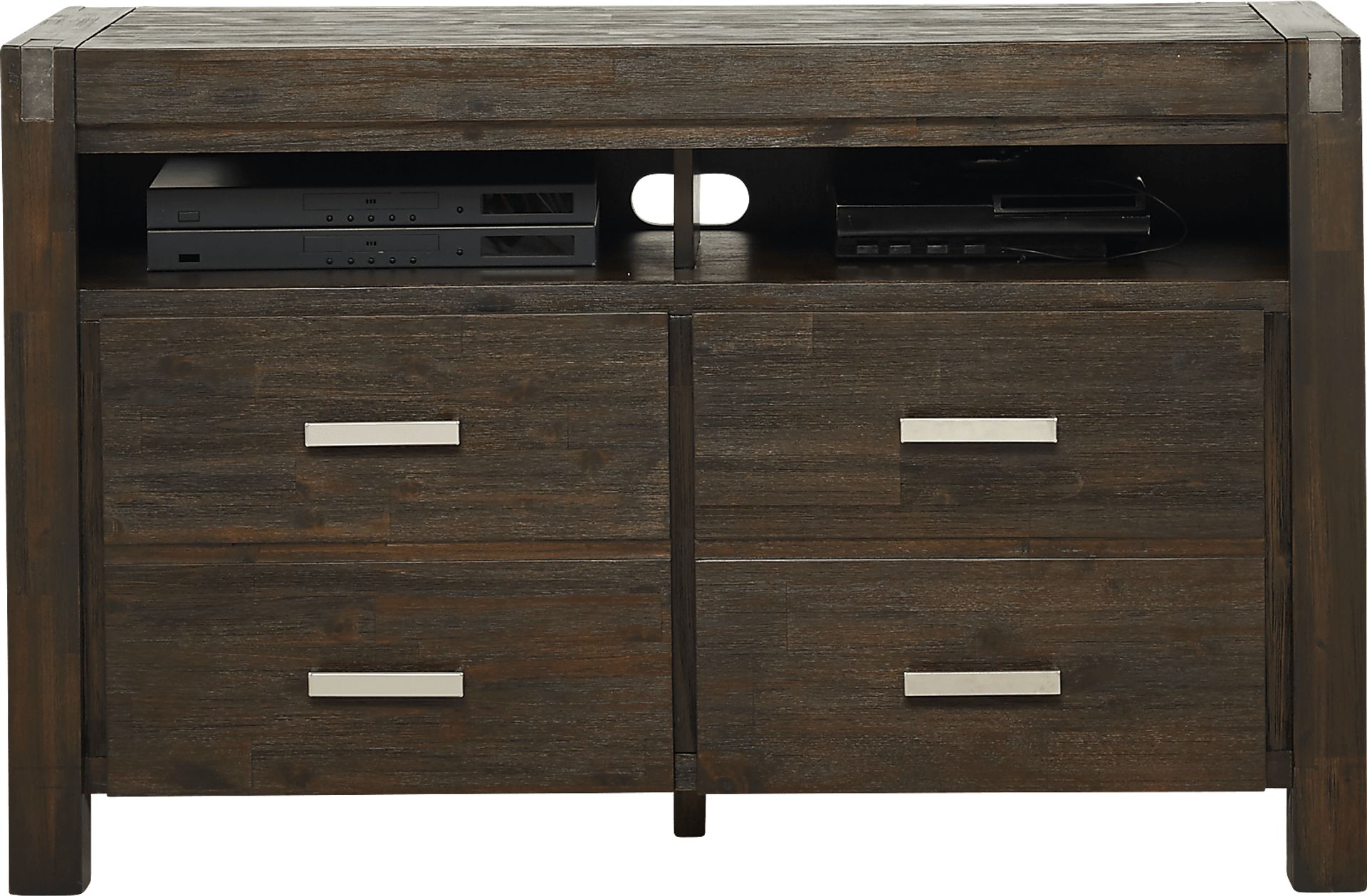 Hidden Springs II Espresso 50 in. Flat Screen Console - Image 3