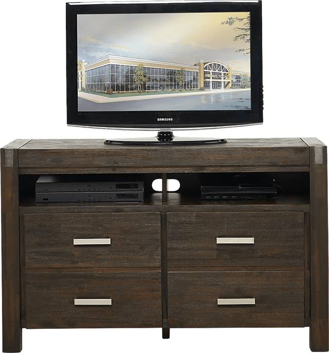 Hidden Springs II Espresso 50 in. Flat Screen Console - Thumbnail - Image 1