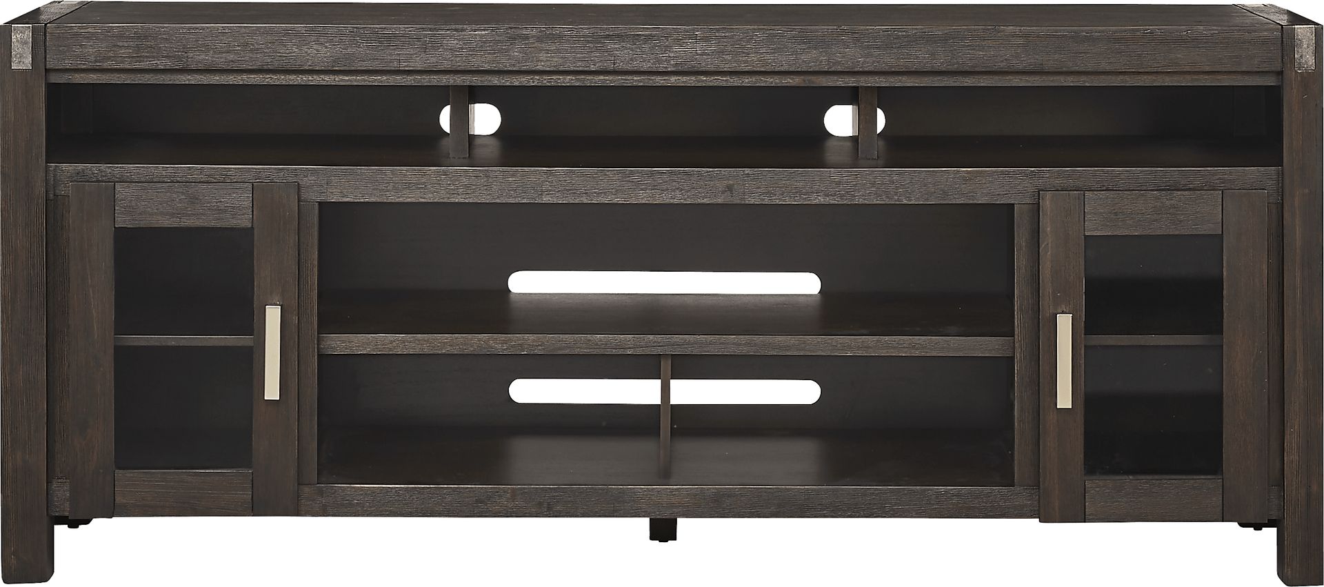 Hidden Springs II Espresso 80 in. Console - Image 1