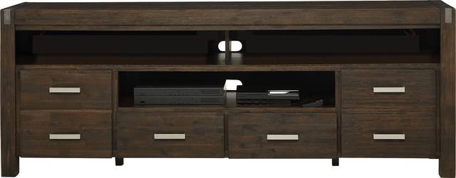 Hidden Springs II Espresso 84 in. Flat Screen Console - Thumbnail - Image 3