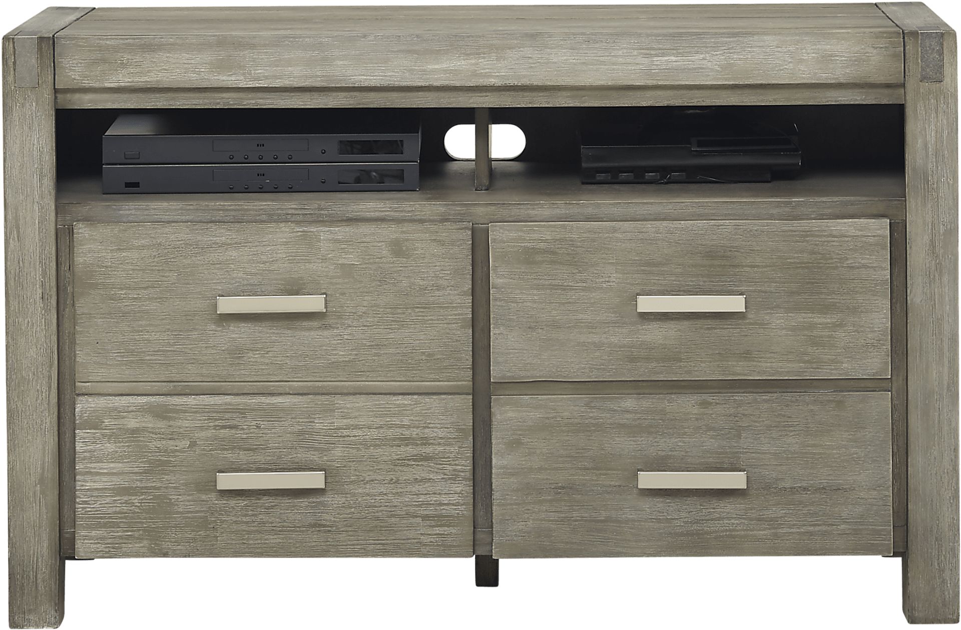 Hidden Springs II Gray 50 in. Flat Screen Console - Image 3