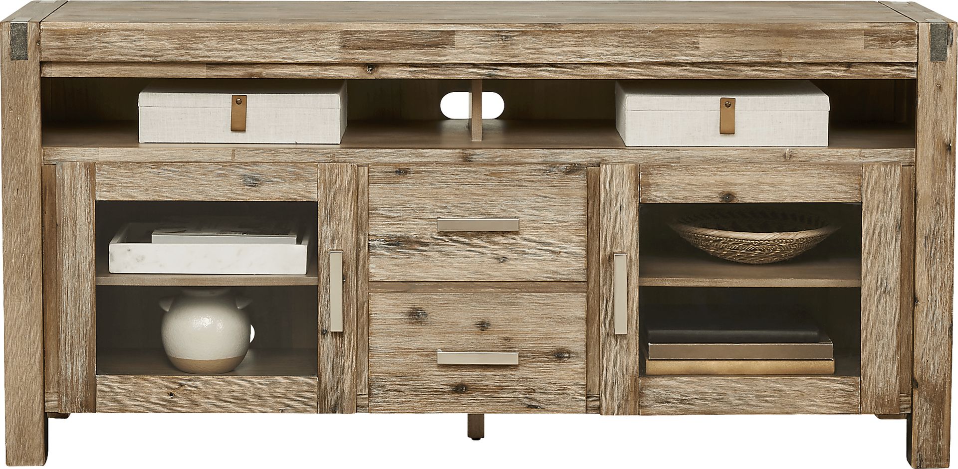Hidden Springs II Natural 66 in. Console - Image 2