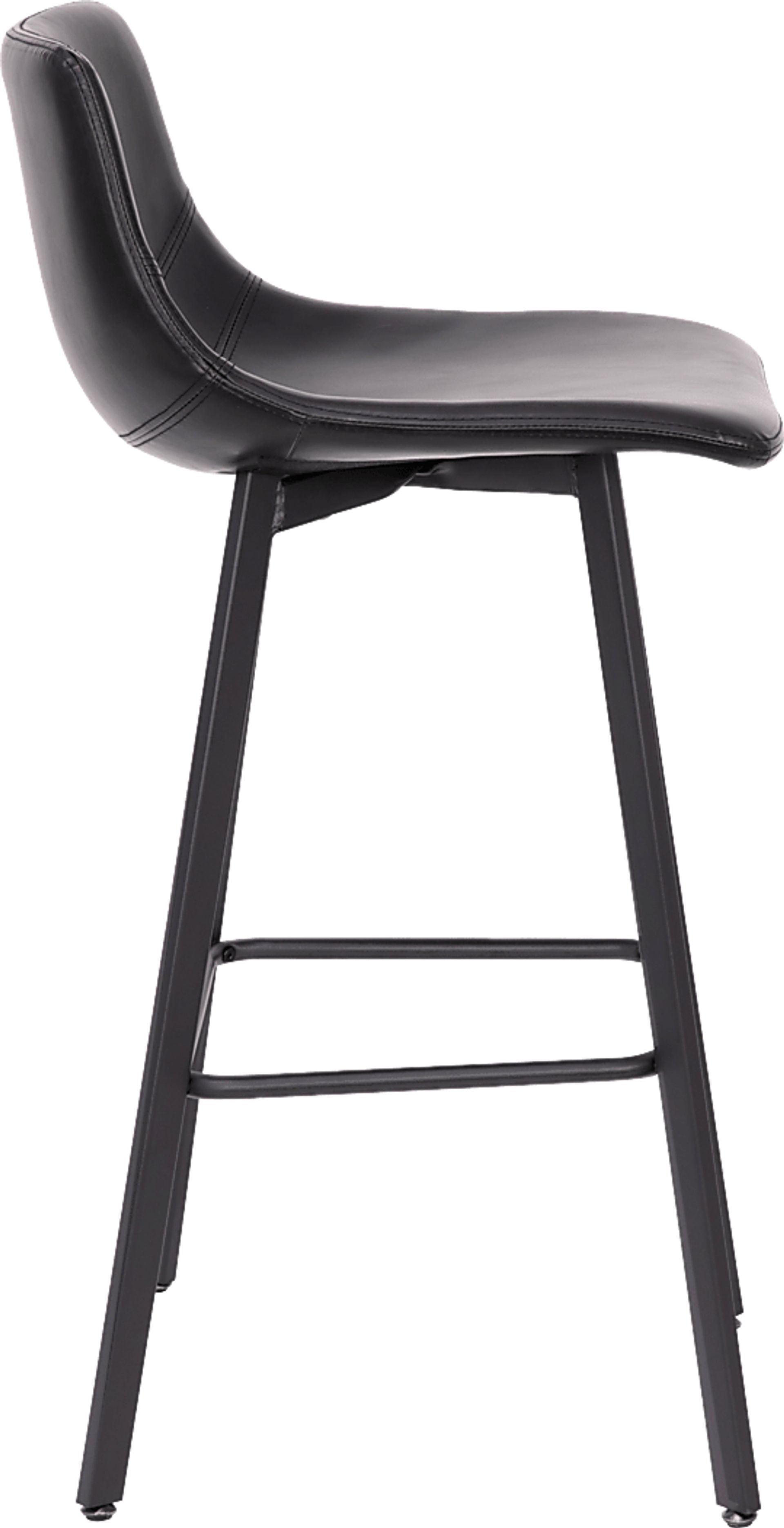 Hiefield Black Barstool, Set of 2 - Image 8