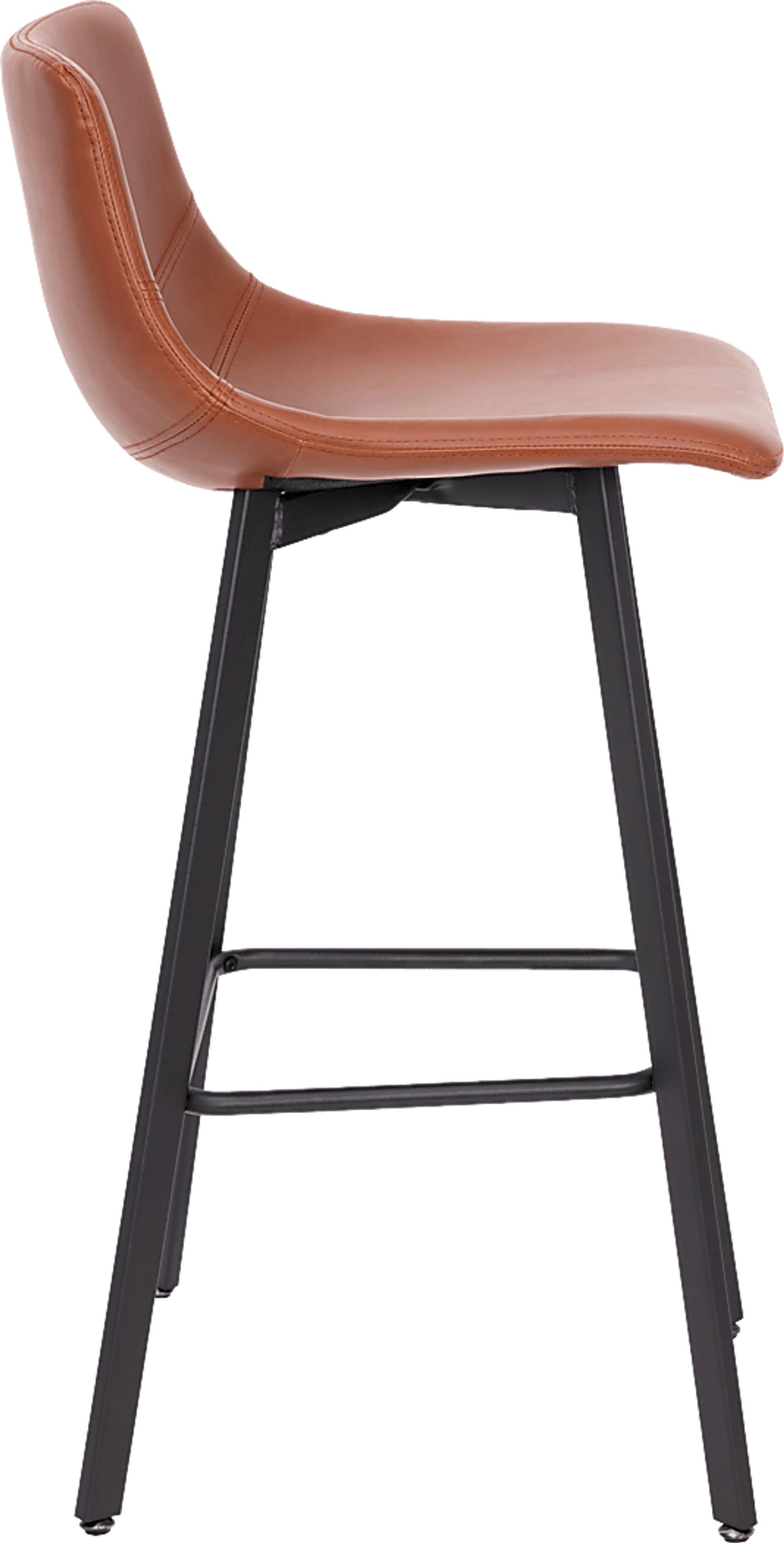 Hiefield Cognac Barstool, Set of 2 - Image 8