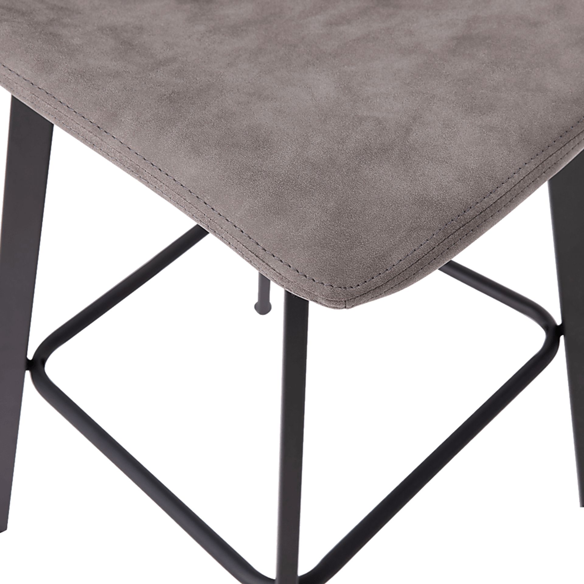 Hiefield Gray Barstool, Set of 2 - Image 5