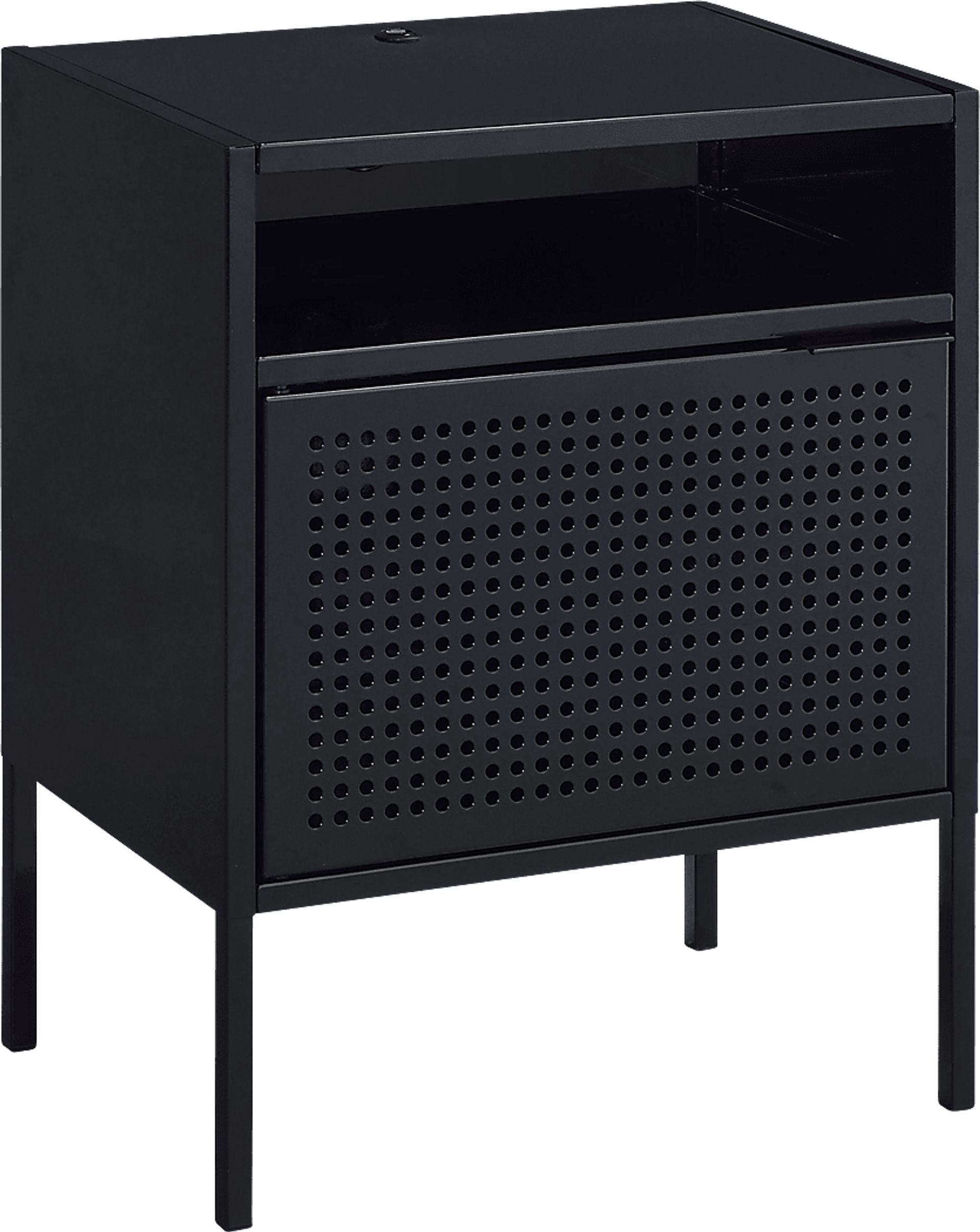 Hiett Black Accent Table - Image 1