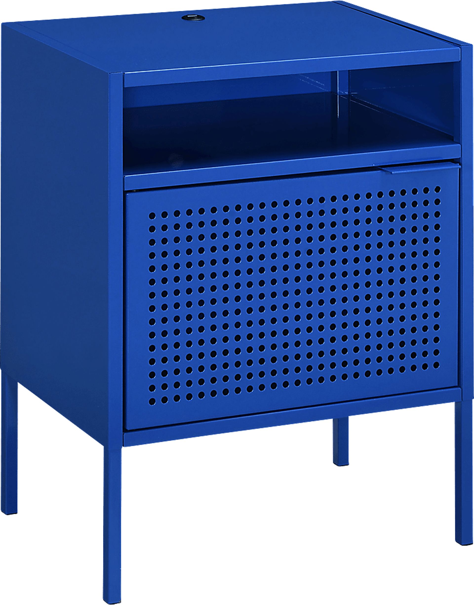 Hiett Blue Accent Table - Image 1