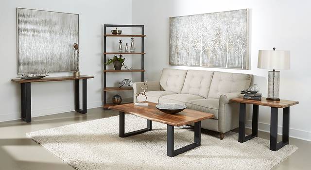 Hiett Brown Sofa Table - Thumbnail - Image 5