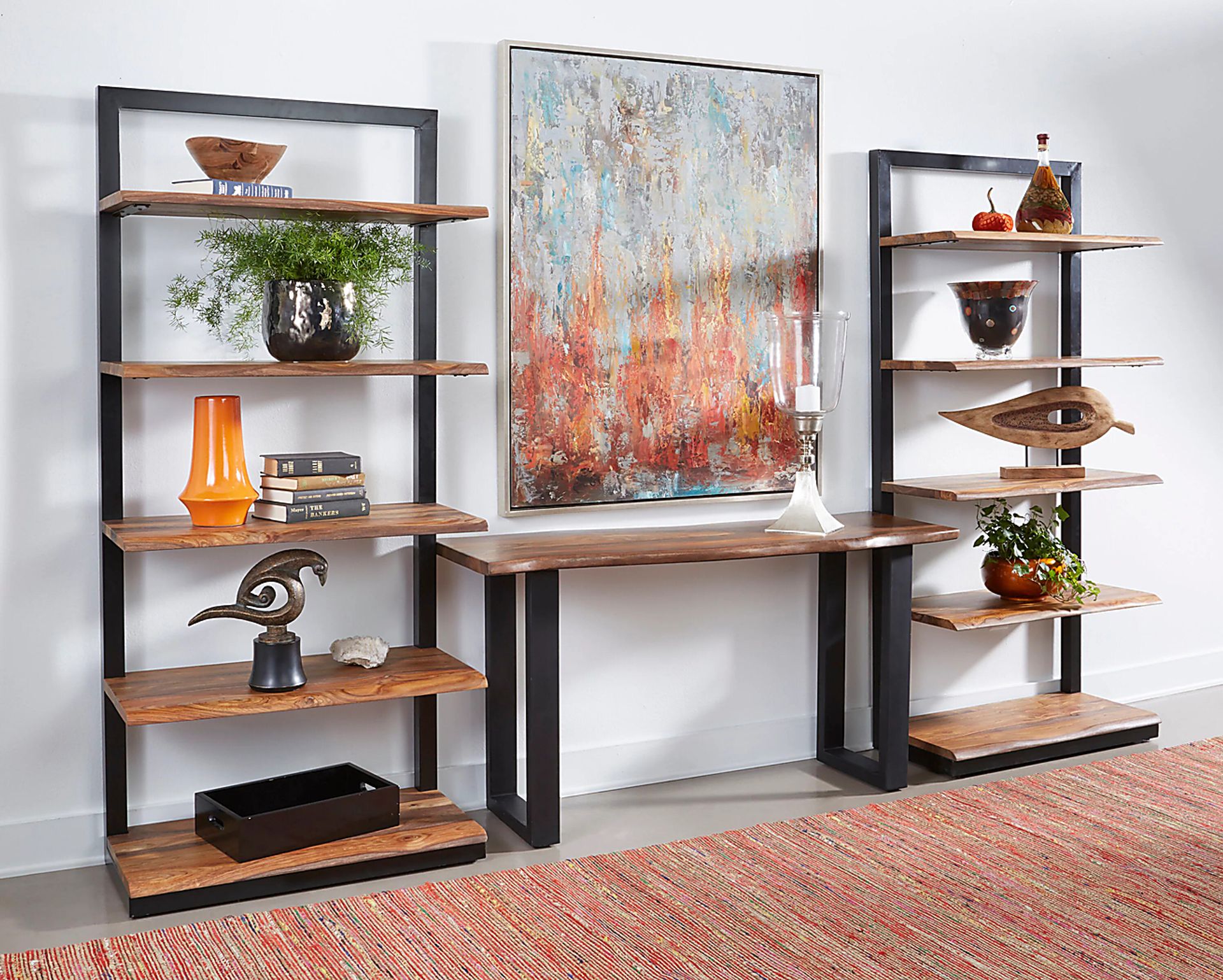 Hiett Brown Sofa Table - Image 5