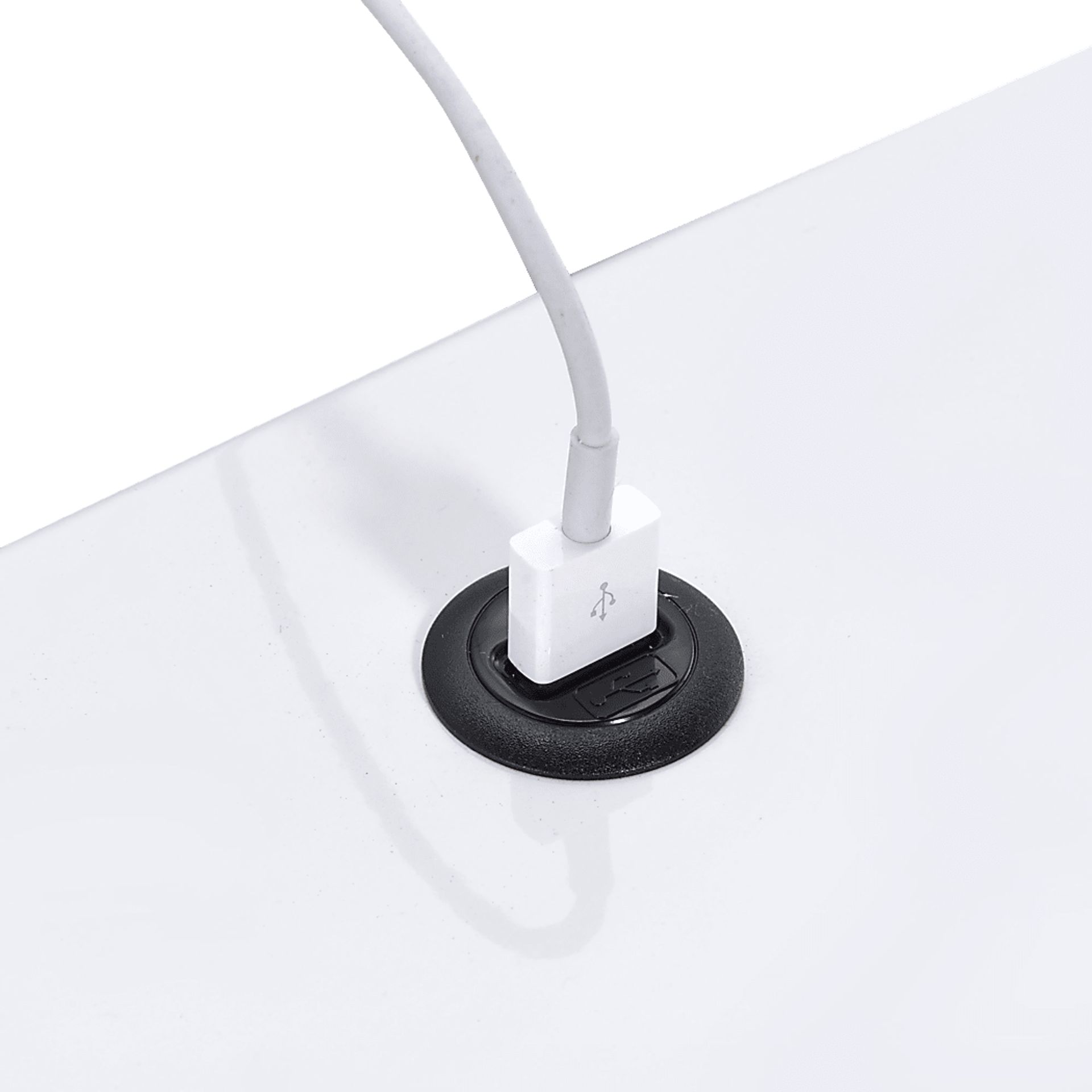Hiett White Accent Table - Image 7