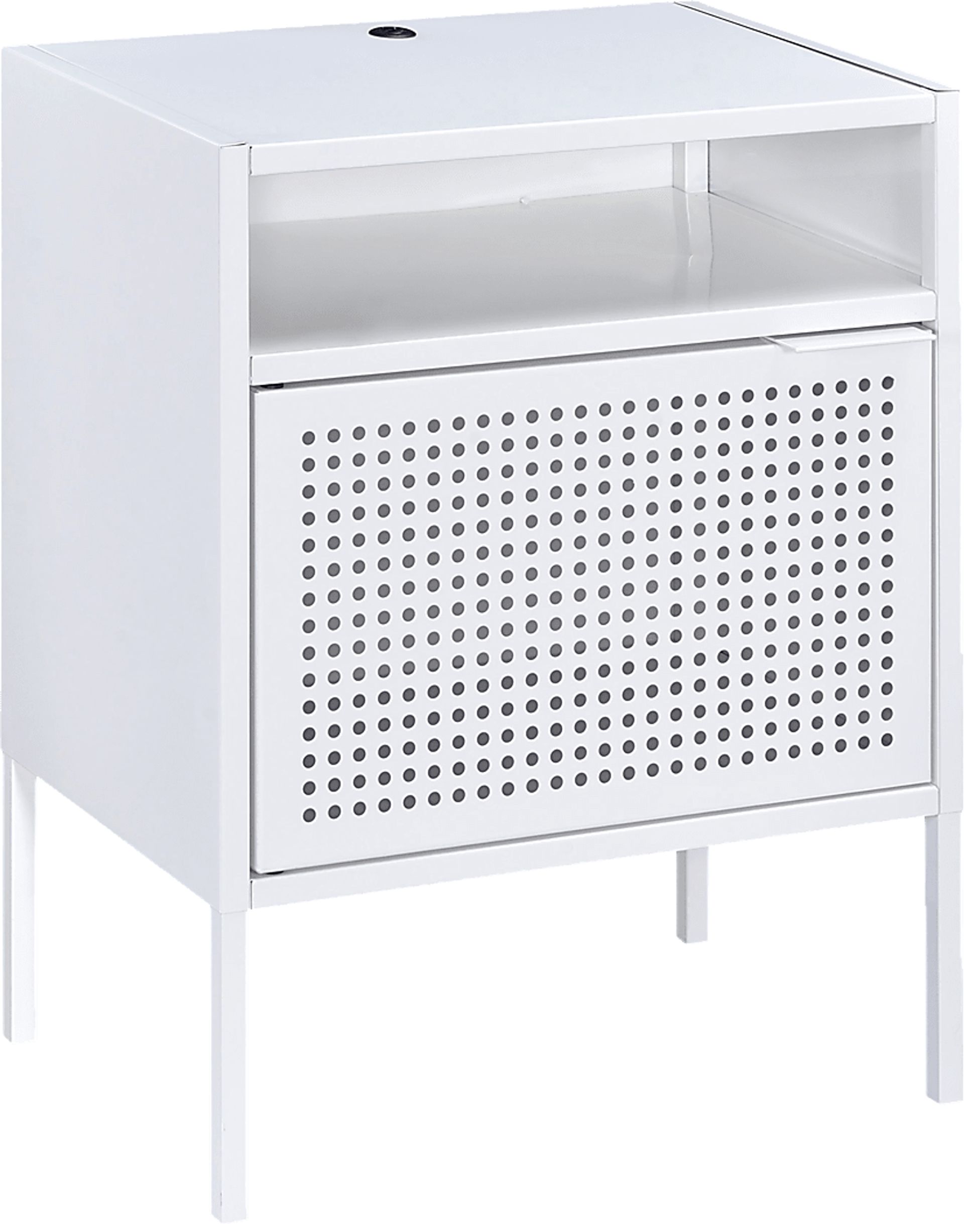 Hiett White Accent Table - Image 1