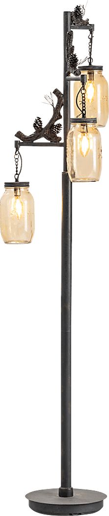 High Lane Rust Floor Lamp