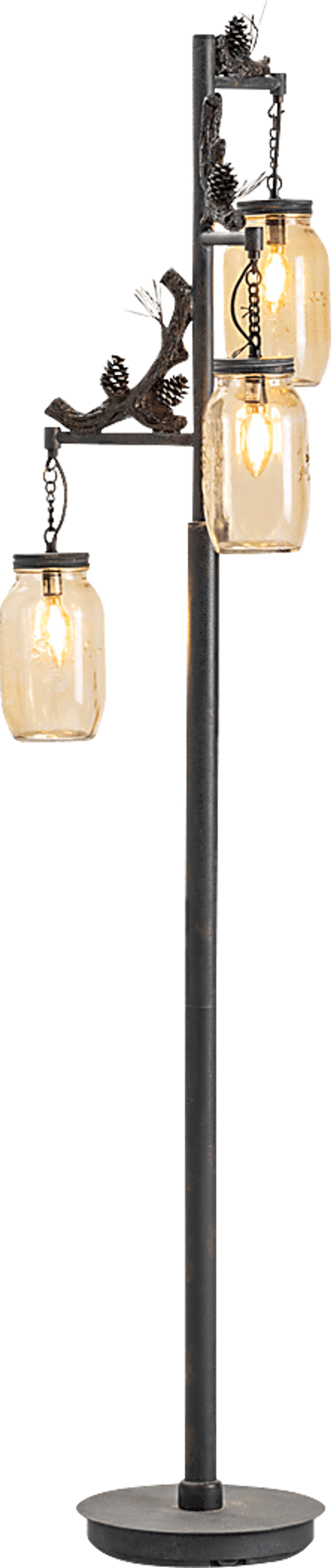 High Lane Rust Floor Lamp - Image 1