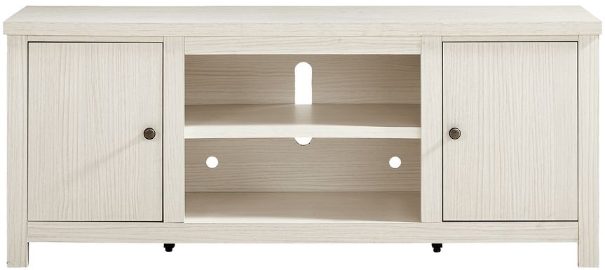 High Mountain White 66 in. Console