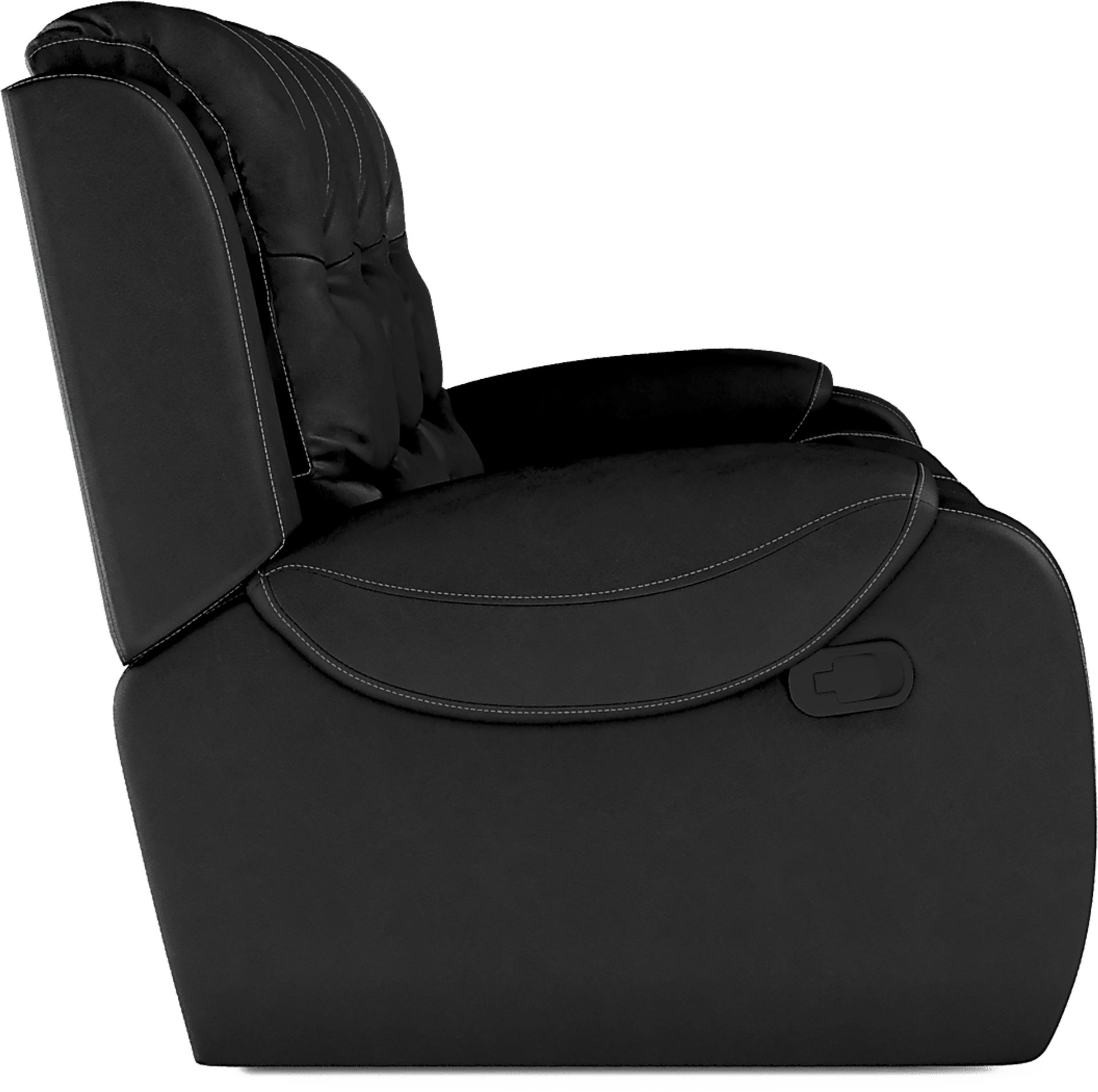 High Plains Black Leather Reclining Sofa - Image 5