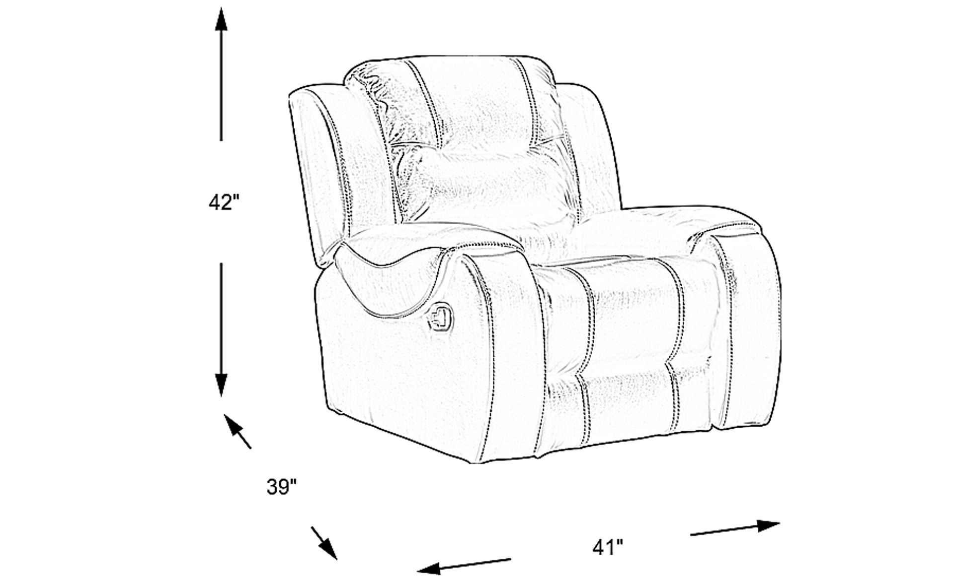 Dimension Image. Please refer to the Dimension Tab on this page for dimension details.