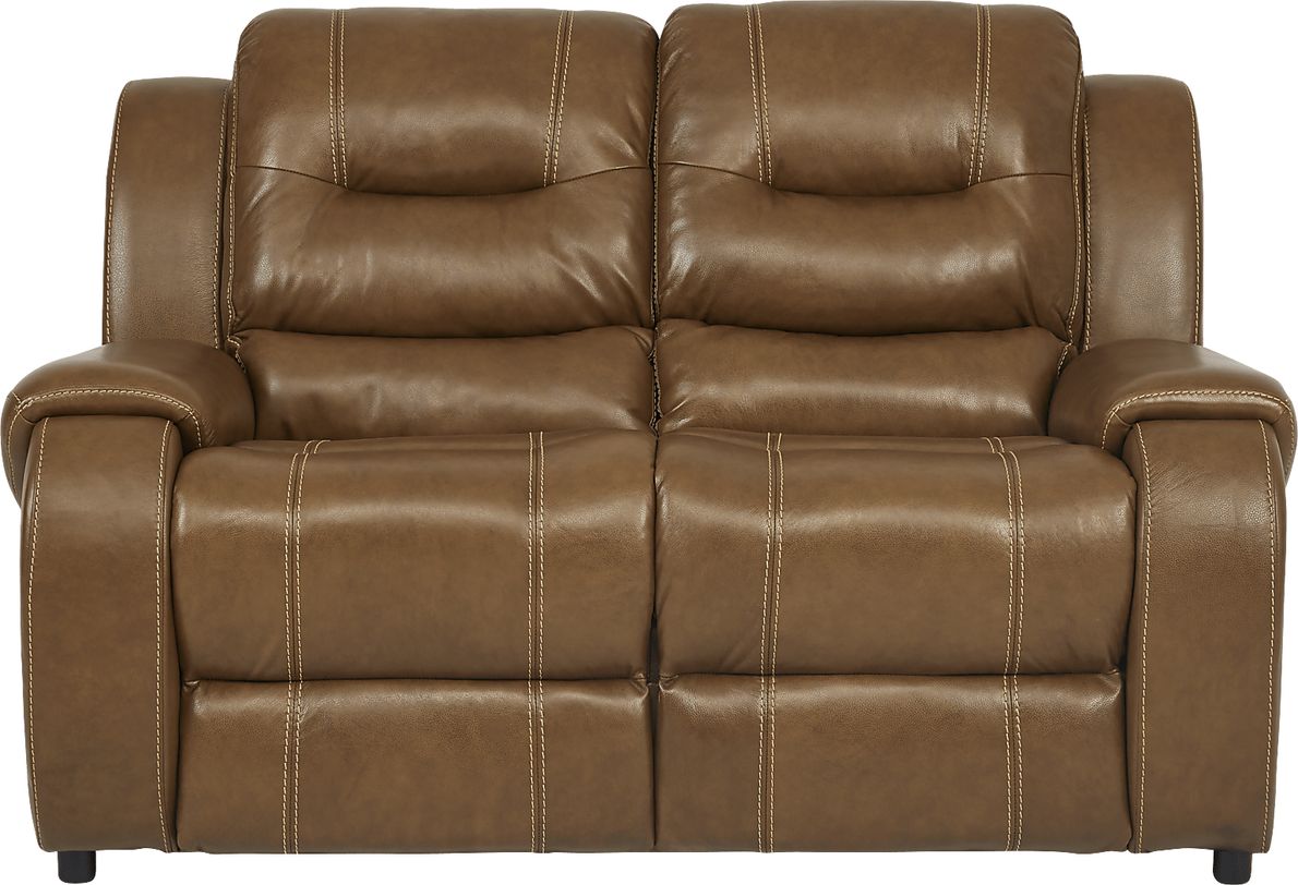 High Plains 5 Pc Leather Non-Power Reclining Living Room Set