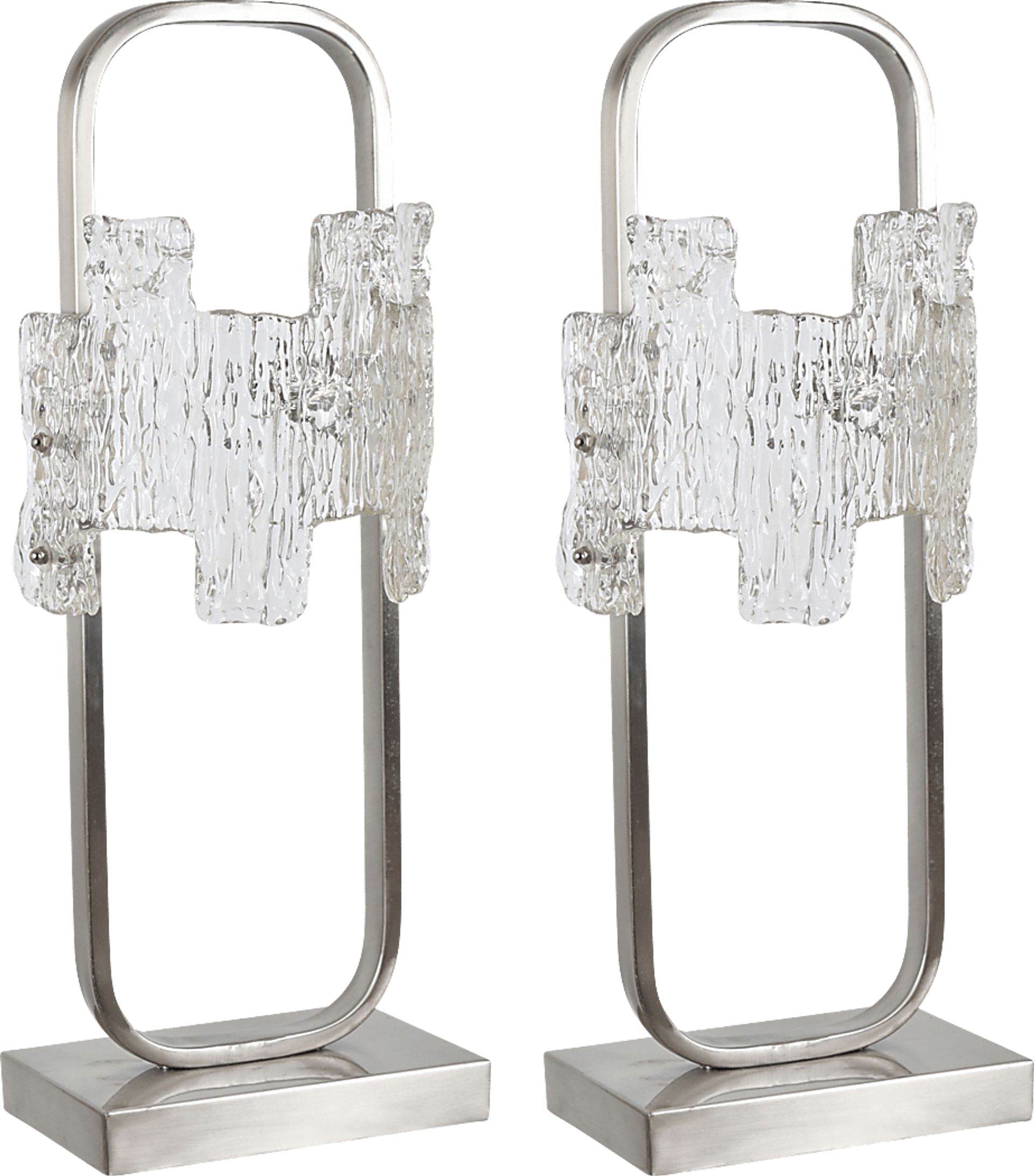 High Springs Silver Lamp, set of two - Image 1